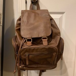 Mossimo Leather Backpack